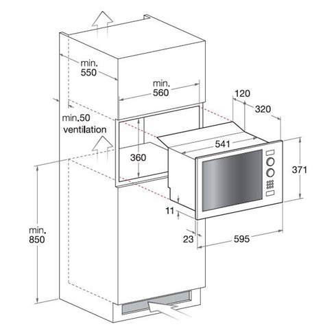 KitchenArt - Built-in Microwave Oven