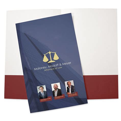 Custom Printed Legal Presentation Folders | Easy Pocket Folders