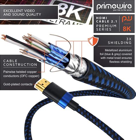 Primewire M C Ble Hdmi K B Uhd K Hz Ethernet High Speed Hdmi