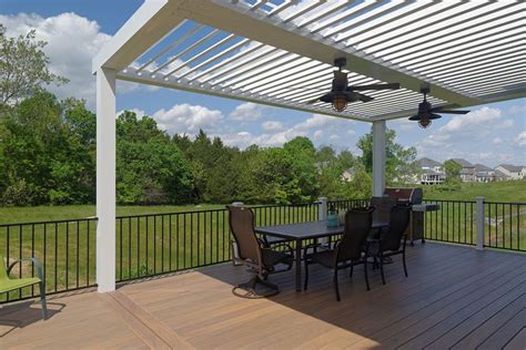 Enjoy Your Deck Rain Or Shine With An Equinox Adjustable Louvered Roof