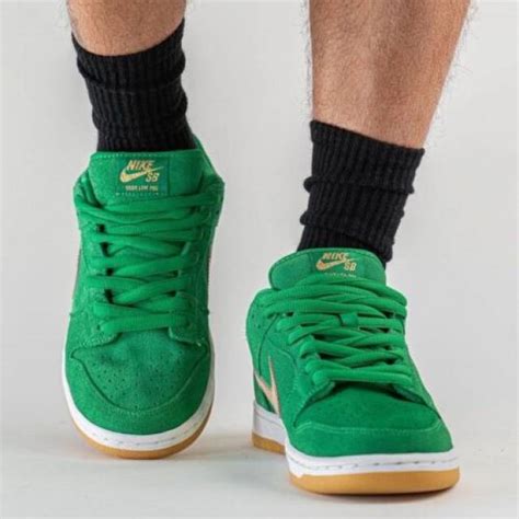 Nike SB Dunk Low St Patricks Day Mens Shoes Green Gold Size 8 12 New