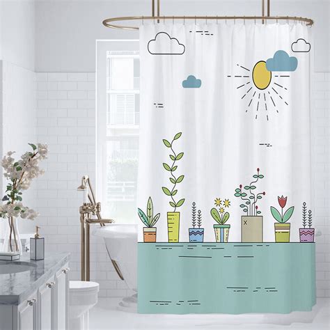 Elevate Your Bathroom Decor With A Stylish Waterproof Shower Curtain