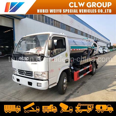 Dongfeng Liters Septic Tank Waste Water Vacuum Sewage Fecal