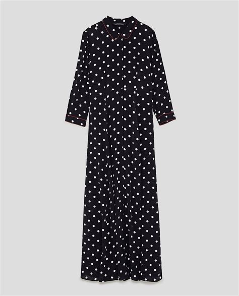 Zara Long Polka Best Sale Dot Dress