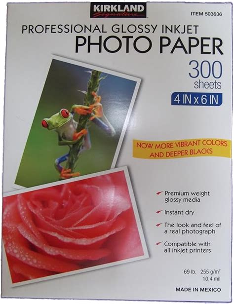 Kirkland Signature Professional Glossy Inkjet Photo Paper X