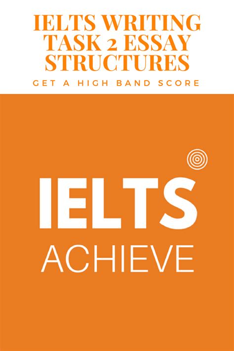 An Orange And White Book Cover With The Words Ielts Achieve Written In