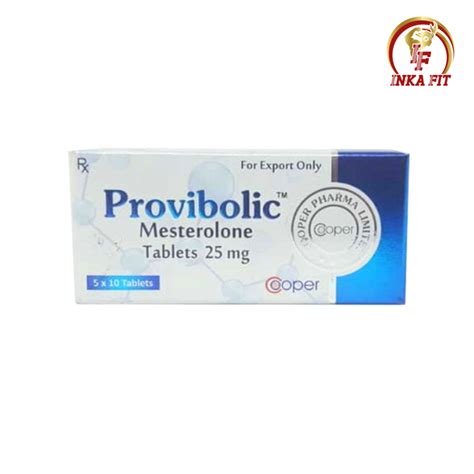 Proviron Mesterolone Provibolic 25mg 50 Comp Cooper Pharma Inkafit