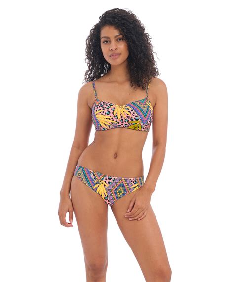 Bikini Swim Briefs Cala Fiesta Multicoloured Leopard FREYA