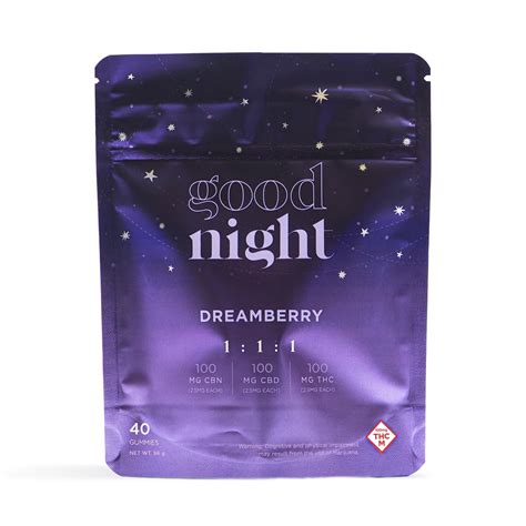 Dreamberry Gummies Pack Mg Cbd Mg Thc Mg Cbn Goodnight