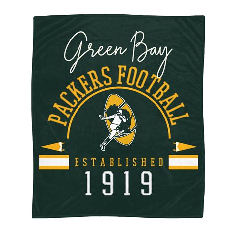 Green Bay Packers Vintage Logo Series Blanket – Pegasus Sports