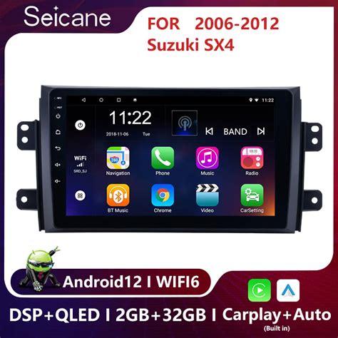 Seicane Android Din Inci Layar Sentuh Radio Mobil Bluetooth Gps