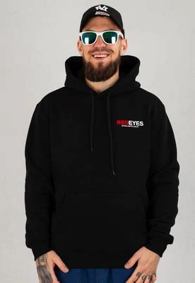 Bluza Red Eyes Fuck Off czarno biała MEMBRANA PL