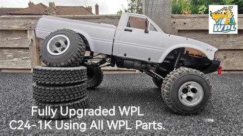 Fully Upgraded WPL C24 1K Using All WPL Upgrade Parts Wpl C24 YouTube