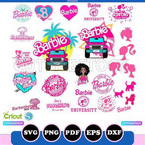 Barbie Bundle Svg Png Eps Mega Bundle Barbie Doll Svg Cricut