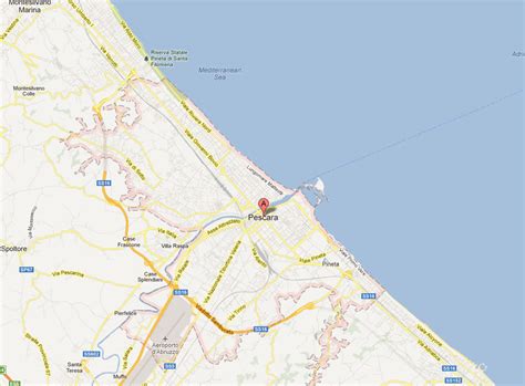 Pescara Map