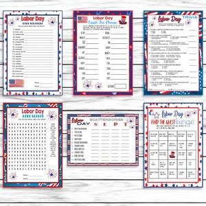 Labor Day Party Games, Summer Party Games, Trivia , Scattergories, Word ...