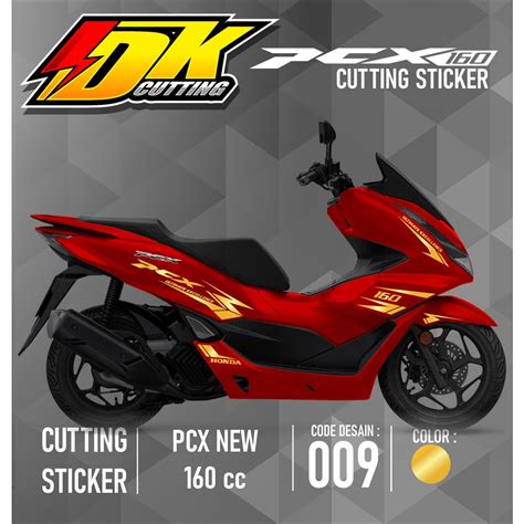 Jual Cutting Sticker PCX Aksesoris Motor Stiker Honda PCX 160 Cc