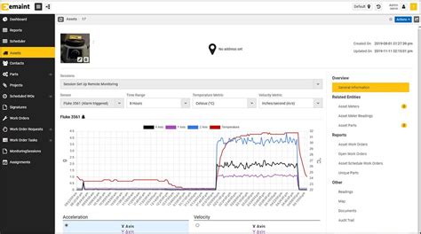 Computerized Maintenance Management Software EMaint CMMS Fluke