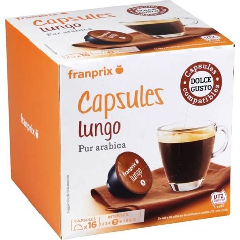 Lot de de 96 Capsule de Café Intensité 5 Pur Arabica 100