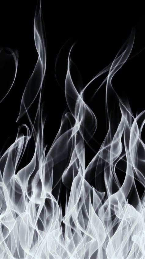 White Fire Wallpaper