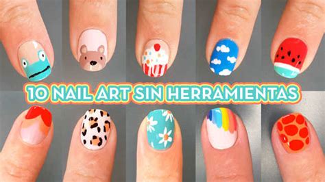 Ideas De Nail Art Sin Herramientas Pinta Tus U As F Cil Paso A