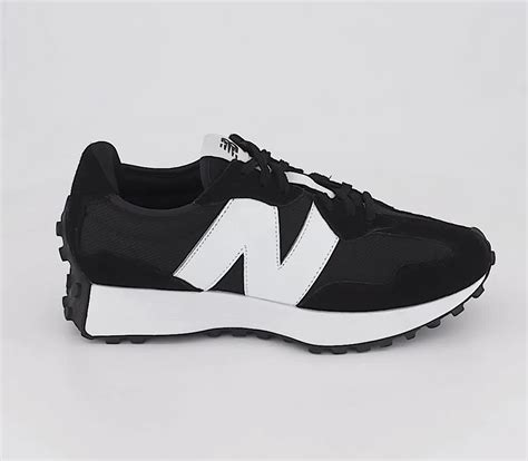 New Balance 327 Trainers In Black White