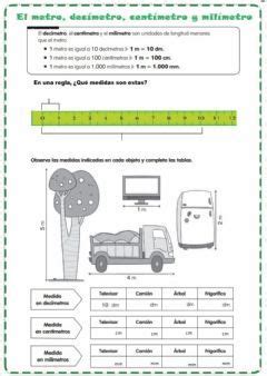 El Metro Dec Metro Cent Metro Y Mil Metro Idioma Espa Ol O