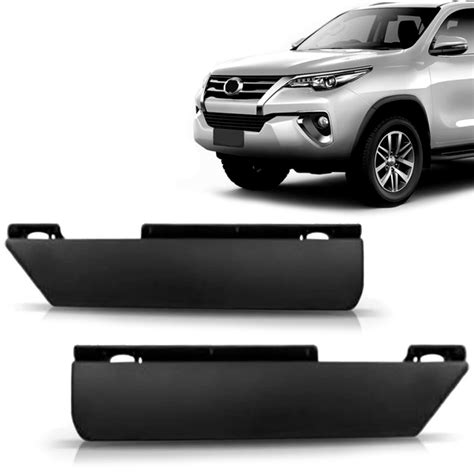 Par Spoiler Parachoque Dianteiro Hilux SW4 2016 2017 2018 2019 2020