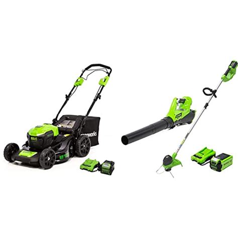 Greenworks V Brushless Self Propelled Lawn Mower Inch Electric