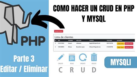 Como Hacer Un Crud En Php Y Mysql Y Bootstrap Leer Agregar Images