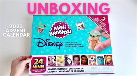 Opening Disney Mini Brands Advent Calendar 24 Toys YouTube