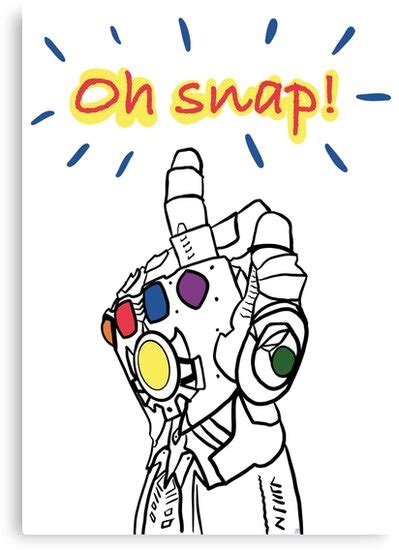 "Thanos snap Avengers" Canvas Print by bookishandgeeky | Redbubble