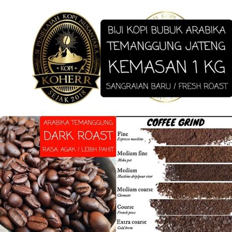 Jual Biji Kopi Bubuk Arabika Temanggung Jawa Tengah Kg Kg Harum