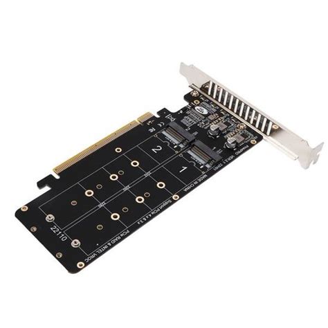 Fdit Adaptateur PCIE X16 Vers M 2 M KEY Carte D Extension PCIE X16 Vers