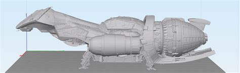 STL file Serenity, Firefly Class ship 🚢・3D printable model to download ...