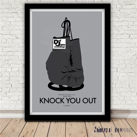 LL Cool J Mama Said Knock You Out poster by ShadesOfBluePrints