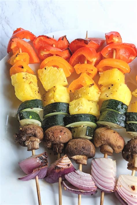 Veggie Kabobs in the Oven Recipe - The Herbeevore