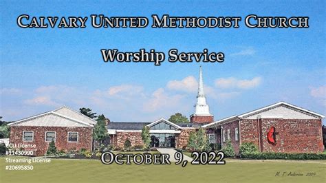 Calvary Umc October Am Worship Service Youtube