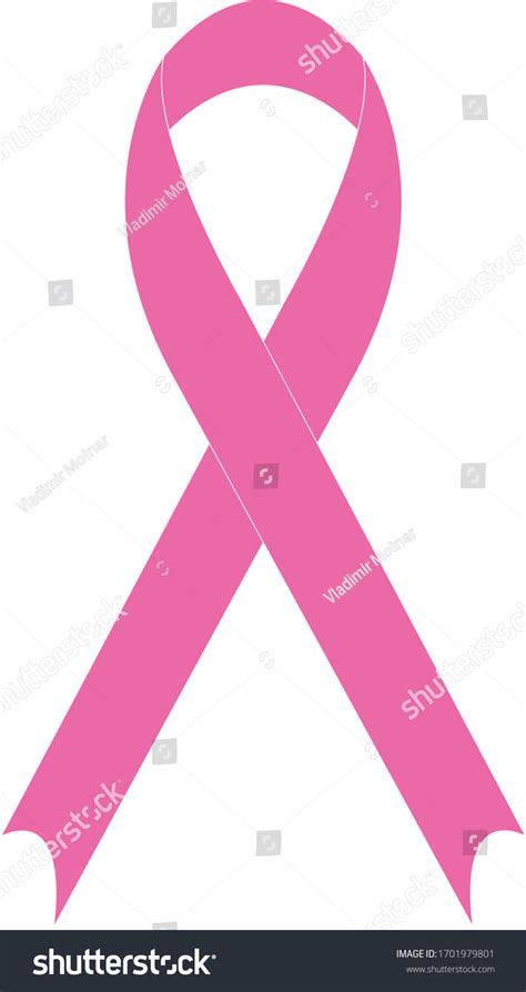 Vector Illustration Cancer Awareness Ribbon Icon Stock Vector Royalty