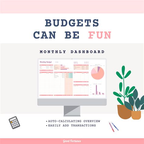 Excel Budget Template Monthly Finance Budgeting Spreadsheet Excel ...