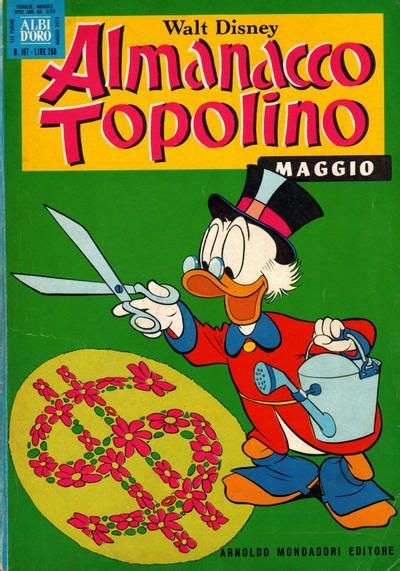 Gcd Cover Almanacco Topolino Comic Book Cover Comic Books