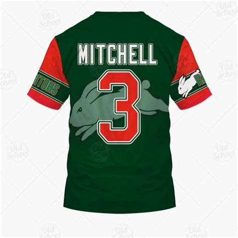 Nrl South Sydney Rabbitohs Latrell Mitchell No 3 T Shirt V3