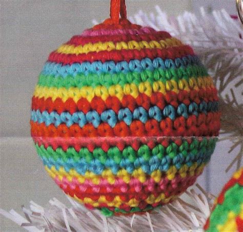 Crochet Christmas Bauble Pattern Christmas Tree Decoration E Etsy