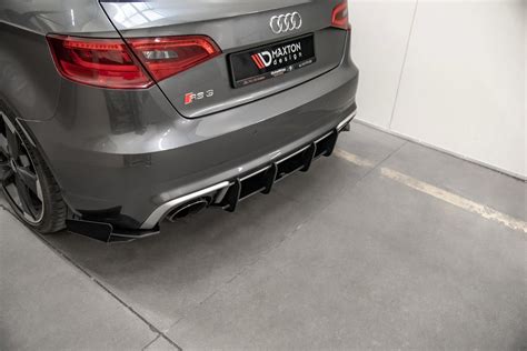 Street Pro Rear Diffuser V Audi Rs V Sportback Red Our Offer