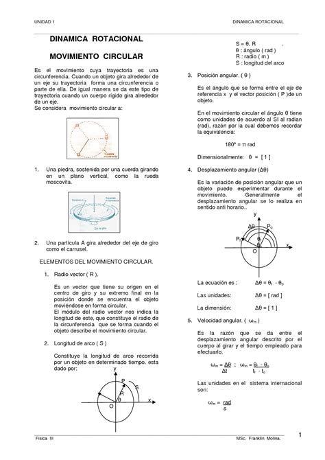 SOLUTION Unidad 1 Dinamica Rotacional Studypool