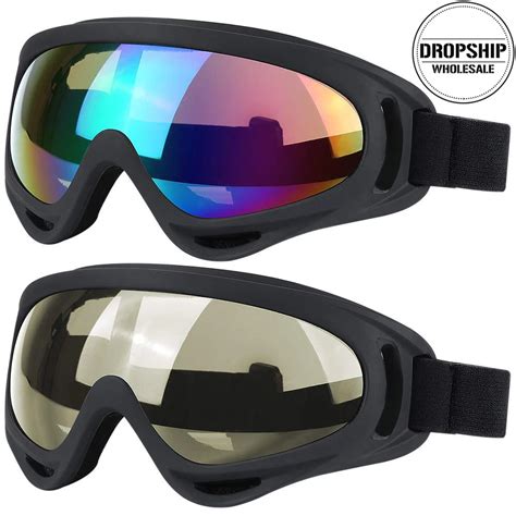 Buy Cool Skiing Goggles Windproof Snow Snowboard Ski Glasses Motocross Uv400