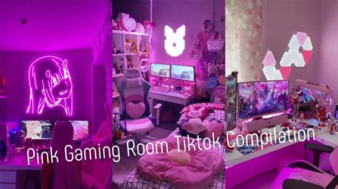 Pink Gaming Room Tiktok Compilation YouTube