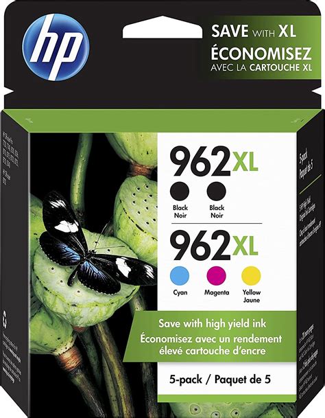 HP 962Xl 962Xl 6Za57an Ink Cartridges Cyan Magenta Yellow Black 5