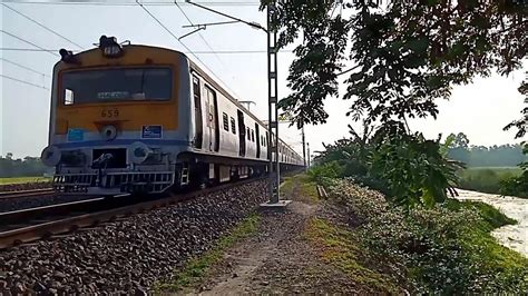 Different Model Speedy Colorful Trains Howrah To Kharagpur Route SER