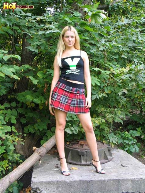 Blonde Pissing Outdoors Porn Pictures XXX Photos Sex Images PICTOA